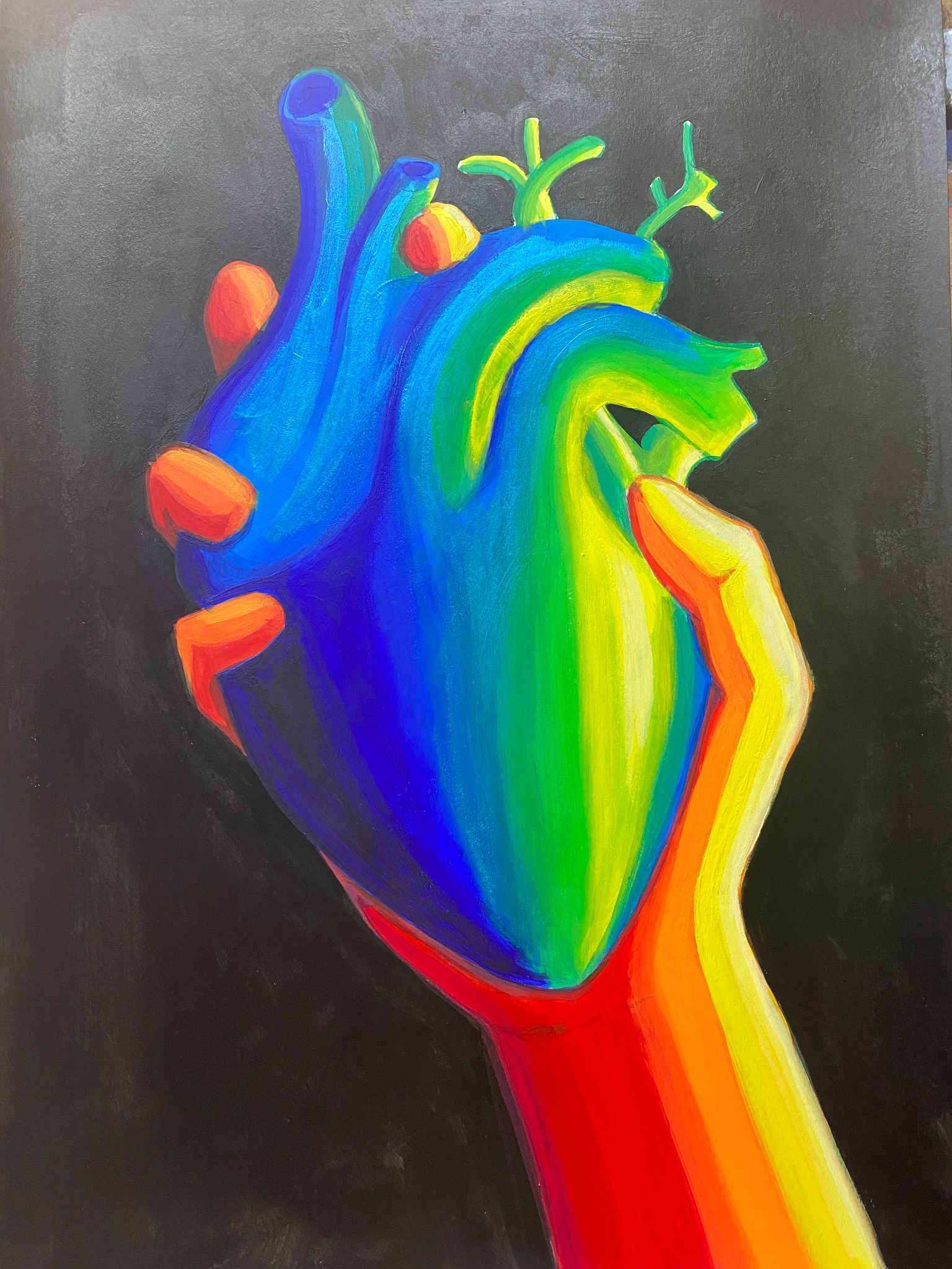 Original heart artwork by thePaul